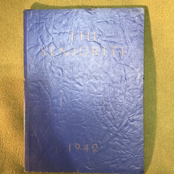 1942 The Seniorite Yearbook Huntingburg High School IN Great Vintage Photosl - Picture 1 of 7